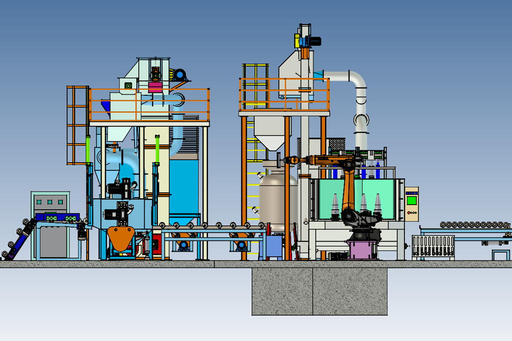 Inside-surface-shot-peening-machine-for-cartridge-case