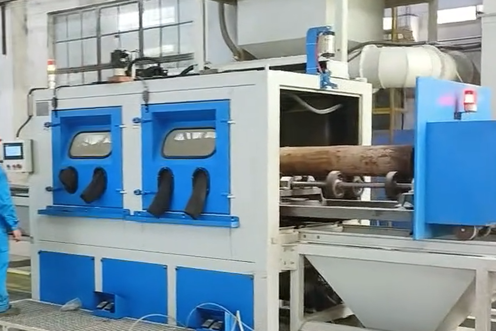 pipe inner wall peening machine