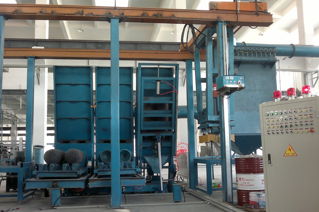 Inside-surface-shot-peening-machine-for-steel-bottle